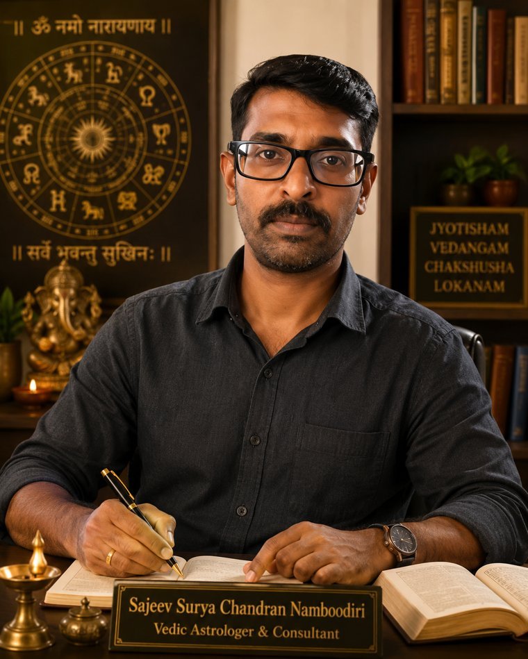Sajeev Surya Chandran Namboodiri, Vedic Astrologer and Consultant